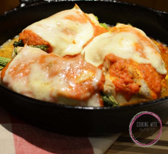 Low Carb Skillet Chicken Parm