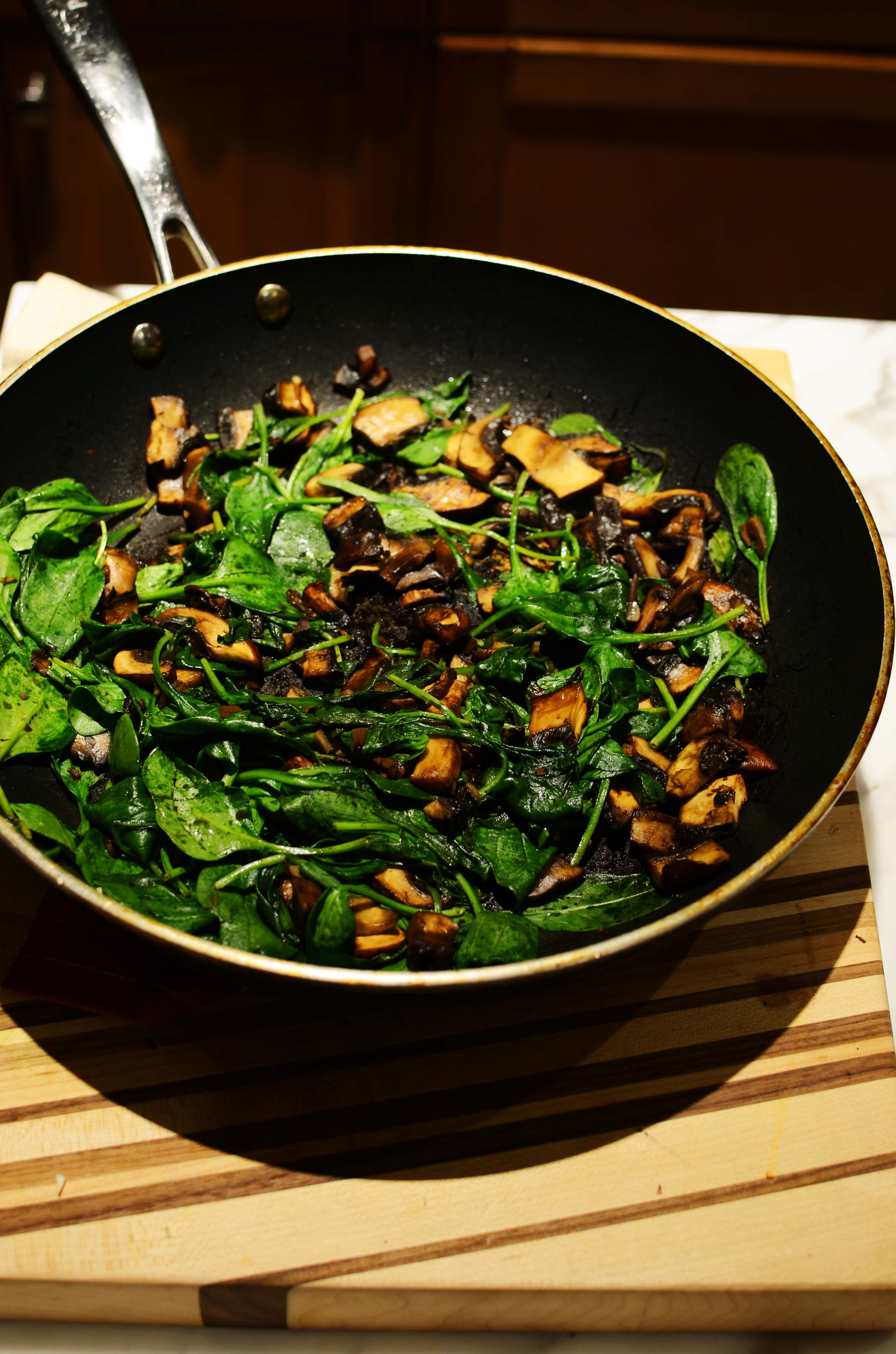 Warm Spinach Salad - Cooking with Zo