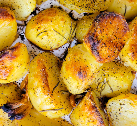 Crispy Potatoes and Buttery Carrots